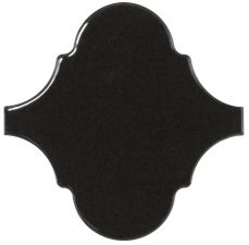Плитка глазурованный глянцевый Alhambra Black 12Х12