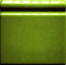 Плитка глазурованный глянцевый Zocalo Verde Vic 15Х15