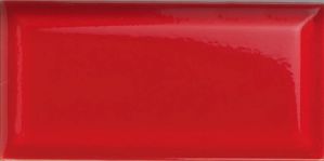 Плитка глазурованный глянцевый Metro Rojo 15Х7.5