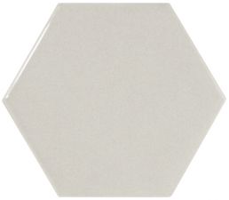 Плитка глазурованный глянцевый Hexagon Light Grey 10.7Х12.4