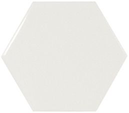 Плитка глазурованный глянцевый Hexagon White 10.7Х12.4